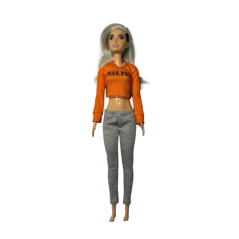 Mattel Barbie Fashionistas #107 Malibu Platinum Blonde Side Shave Head Doll Only